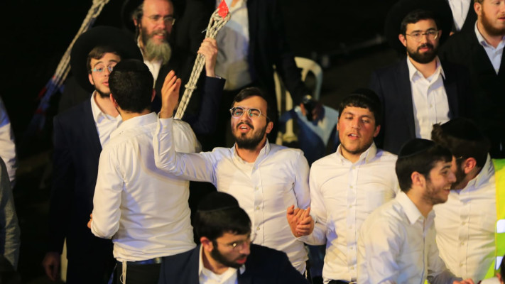 הילולת הרשב''י במירון (צילום: הלל פלד)