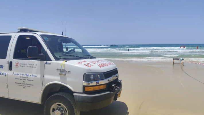 מהזירה בבת ים (צילום: תיעוד מבצעי מד''א)