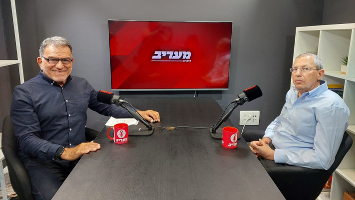 שלמה פרץ ושי אהרונוביץ (צילום: מעריב אונליין)