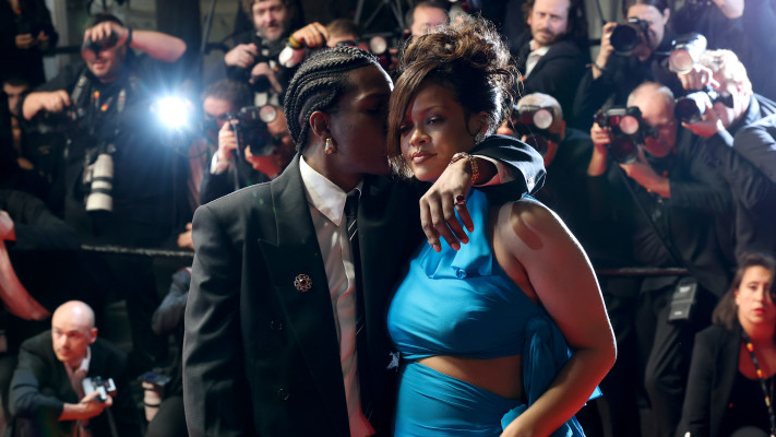 ריהאנה ו-A$AP Rocky (צילום: Tristan Fewings/Getty Images)