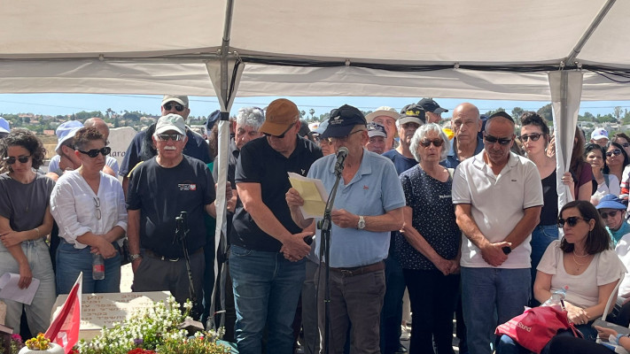 בני, בעלה של תמר קוץ ז''ל, סופד לה