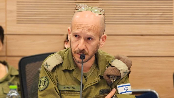 תא''ל שי טייב בכנסת (צילום: אברהם בלוך)
