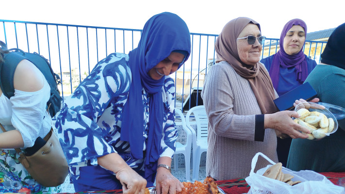 אירוח קולינרי בדיר אל אסד (צילום: אילנה שטוטלנד)
