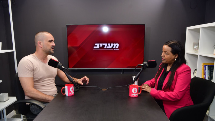 אבי שושן וח''כ צגה מלקו (צילום: אבשלום ששוני)