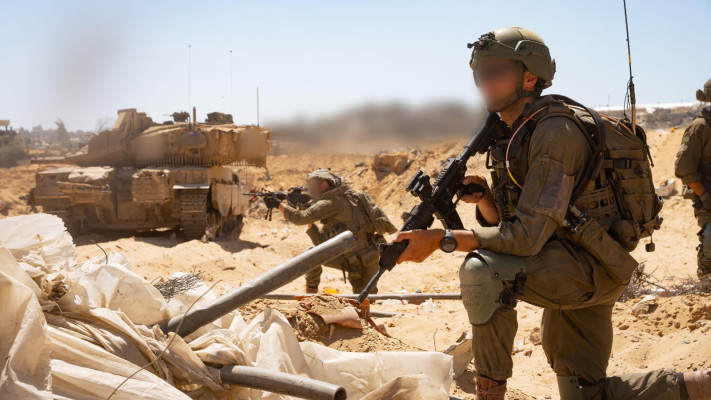 פעילות כוחות צה''ל ברצועת עזה. מבצע ''מרכבות גדעון'' (צילום: דובר צה''ל)