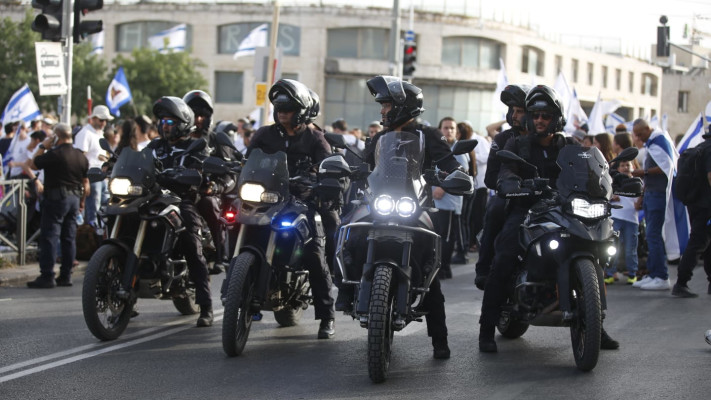 פעילות כוחות המשטרה ביום ירושלים (צילום: דוברות המשטרה)