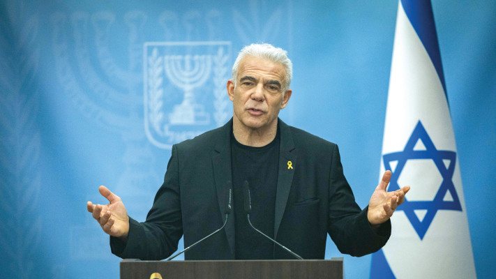 יאיר לפיד (צילום: יונתן זינדל, פלאש 90)