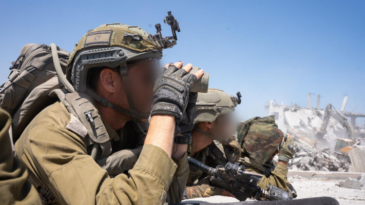 כוחות צה''ל ברצועת עזה (צילום: דובר צה''ל)