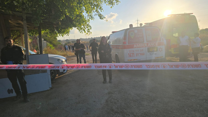 זירת הרצח בנתניה