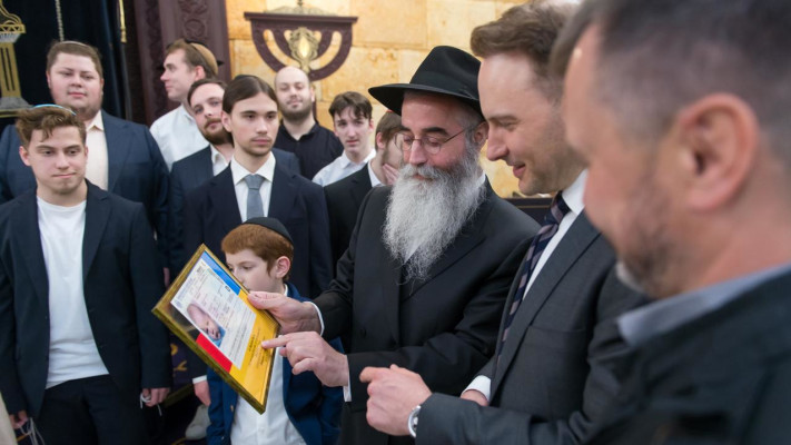 משלחת של שגרירות גרמניה באודסה (צילום: יחצ)