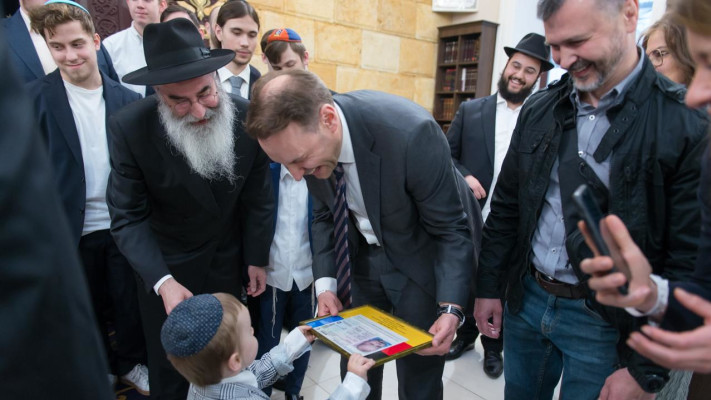 משלחת של שגרירות גרמניה באודסה (צילום: יחצ)