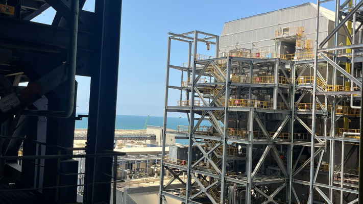 תחנת הכוח באשקלון (צילום: פלד ארבלי)