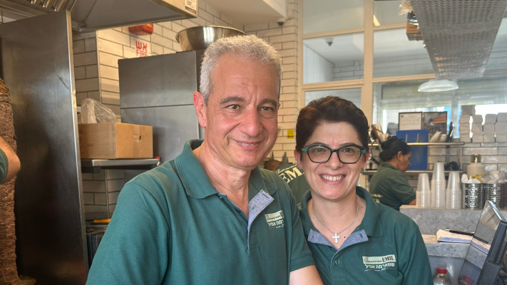 אימאן וקיסר סראפים (צילום: בתיה גלעדי)