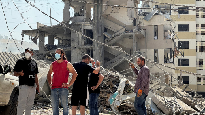 הרס בלבנון (צילום: REUTERS/Ali Hankir)