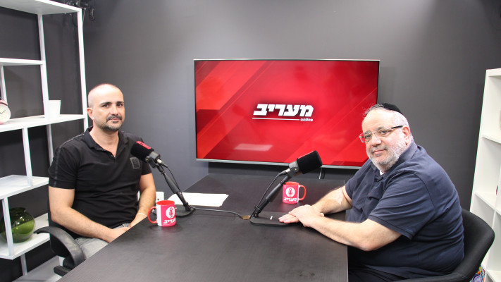 אבי שושן ויגאל גואטה (צילום: הילה יניב)