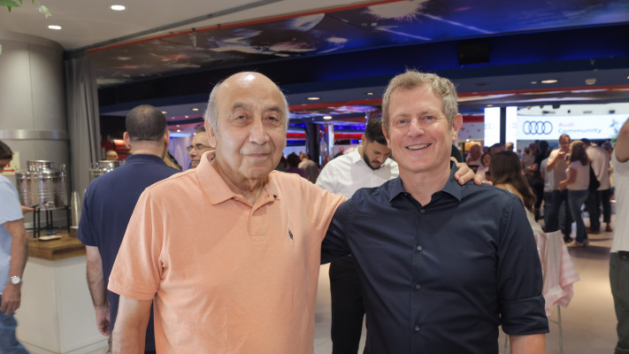  עומר שומרוני ויצחק סוארי (צילום: רונן טופלברג)
