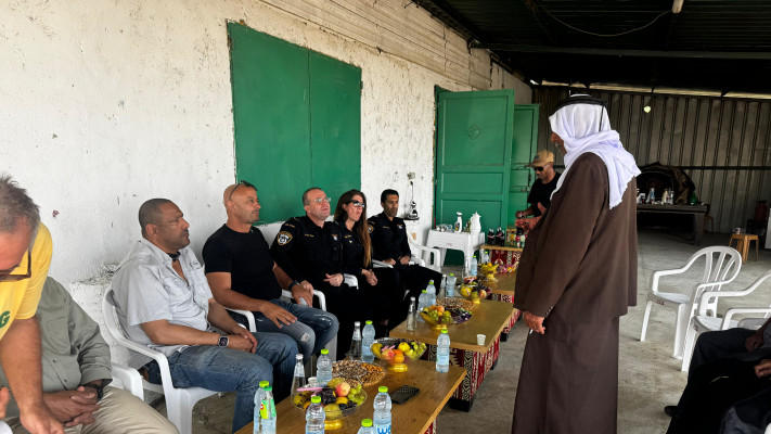 מפקד מרחב נגב בפגישה עם נכבדי יישובי המגזר הבדואי