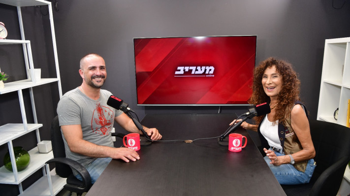 אבי שושן ואביבה אבידן (צילום: אבשלום ששוני)