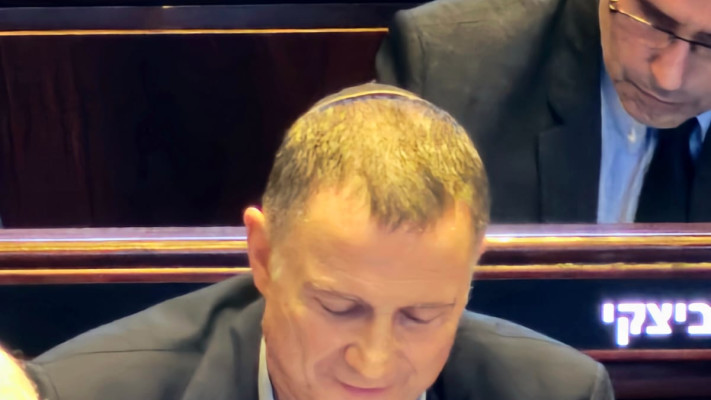 יולי אדלשטיין במליאת הכנסת  (צילום: אברהם בלוך)