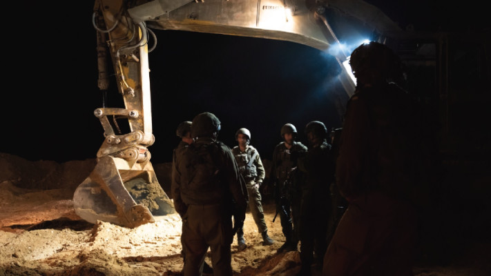 לוחמי הנדסה קרבית (צילום: דובר צה''ל)
