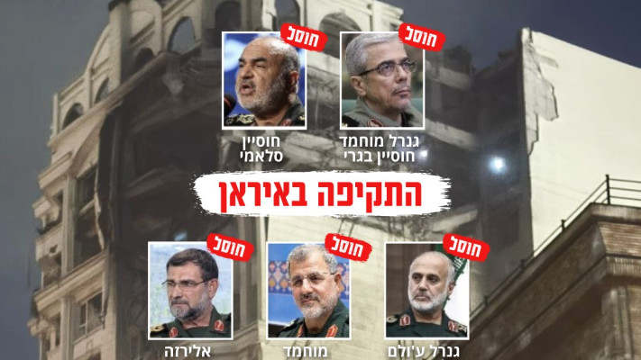 רשימת המחוסלים האיראנים (צילום: מעריב אונליין)