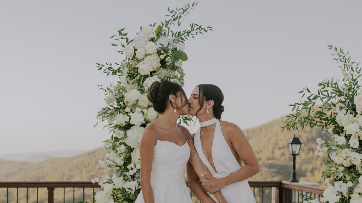 ירדן ג'רבי ועדי אמבר - החתונה (צילום: חן לוי)