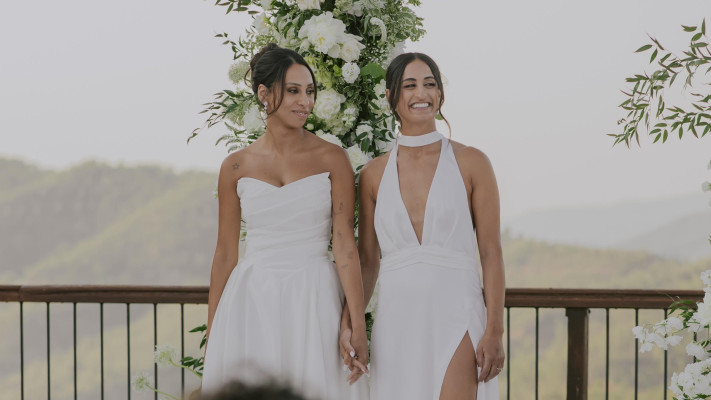 ירדן ג'רבי ועדי אמבר - החתונה (צילום: חן לוי)