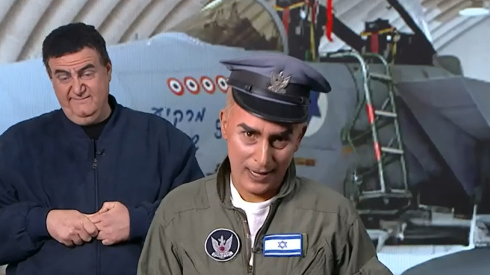 ''ארץ נהדרת'' בפרק מיוחד למלחמה באיראן. בקושי רואים את הכתם