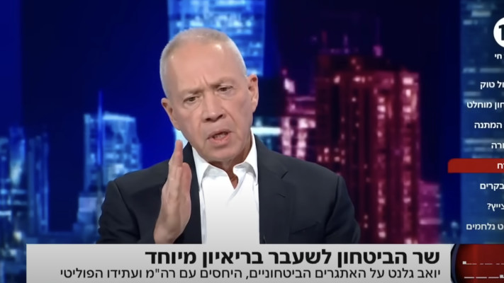 יואב גלנט בתוכנית ''הפטריוטים'' בהנחיית ינון מגל בערוץ 14 (צילום: צילום מסך ערוץ 14)