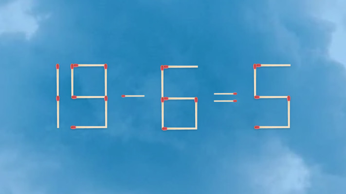 האם תצליחו לפתור את המשוואה באמצעות הזזת גפרור אחד בלבד? (צילום: מערכת מעריב)
