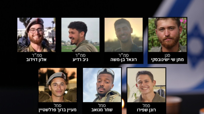 שבעת ההרוגים באסון בחאן יונס (צילום: דובר צהל)