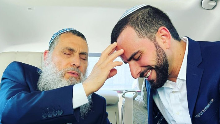 הרב ניר בן ארצי ובנו נוריה בן ארצי