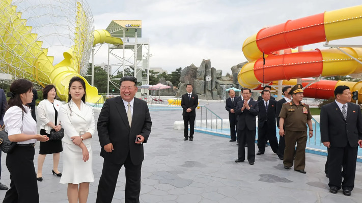 אתר התיירות החדש בצפון קוריאה (צילום: KCNA VIA KNS/AFP via Getty Images)