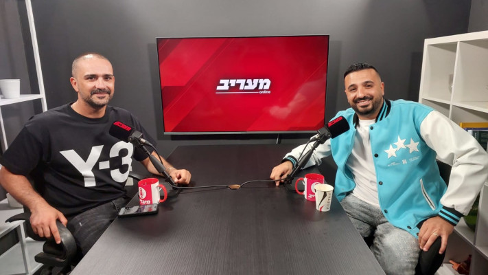 אבי שושן ומאור אדרי (צילום: מעריב אונליין)