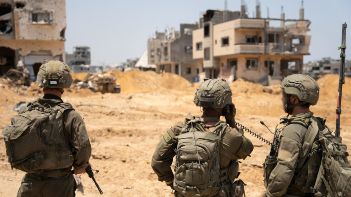 כוחות צה''ל ברצועת עזה (צילום: דובר צה''ל)