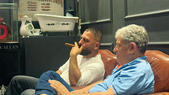 מימין מיקי גנור ואשר בן עוז (צילום: פרטי)