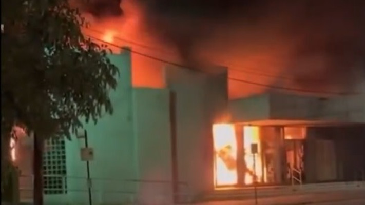 שריפה בבית כנסת באוסטרליה (צילום: צילום מסך רשתות חברתיות לפי חוק 27א לזכויות יוצרים)