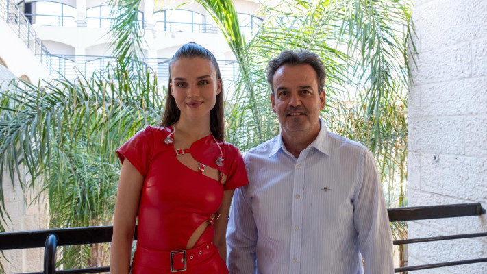 גיא אדירן ואנה זק (צילום: אמילי ויסמן)