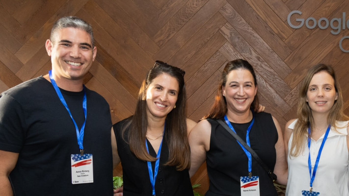 ספיר הרוש, נעמה שלם, עדי דנגוט-זוקובסקי ואהרון רינברג (צילום: עודד אנטמן)