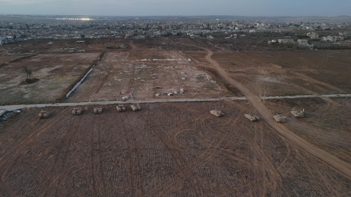 כוחות צה''ל ברצועת עזה (צילום: דובר צה''ל)