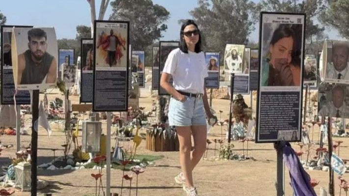 גל גדות במתחם הנובה ברעים (צילום: צילום מסך אינסטגרם)