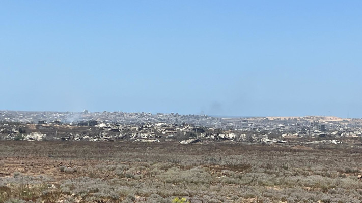 הריסות בית חאנון (צילום: אבי אשכנזי)