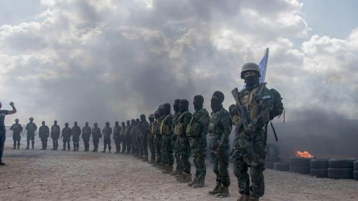 הצבא הסורי (צילום: MOUNEB TAIM/Middle East Images/AFP via Getty Images)