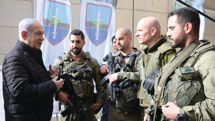 נתניהו בגבול הצפון