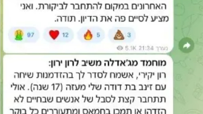 תכתובת חדשות 12
