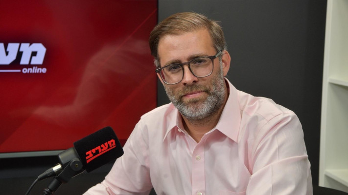 אורן חזן בפודקאסט ''מעריב'' (צילום: אבשלום ששוני)