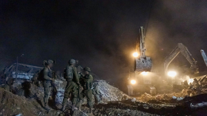 פעילות כוחות צה''ל בצפון רצועת עזה (צילום: דובר צהל)