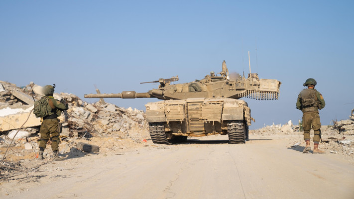 פעילות כוחות צה''ל ברצועת עזה (צילום: דובר צה''ל)