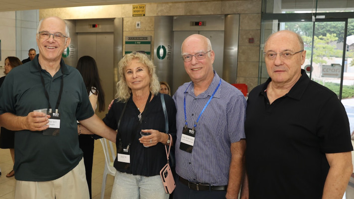 ליאו ליידרמן, אריאל פורת, חלי בן-נון ודיוויד אסיא (צילום: איציק בירן)