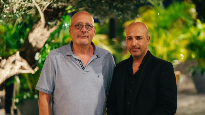  חזי דין ועמרי לוטן  (צילום: רועי בית און)